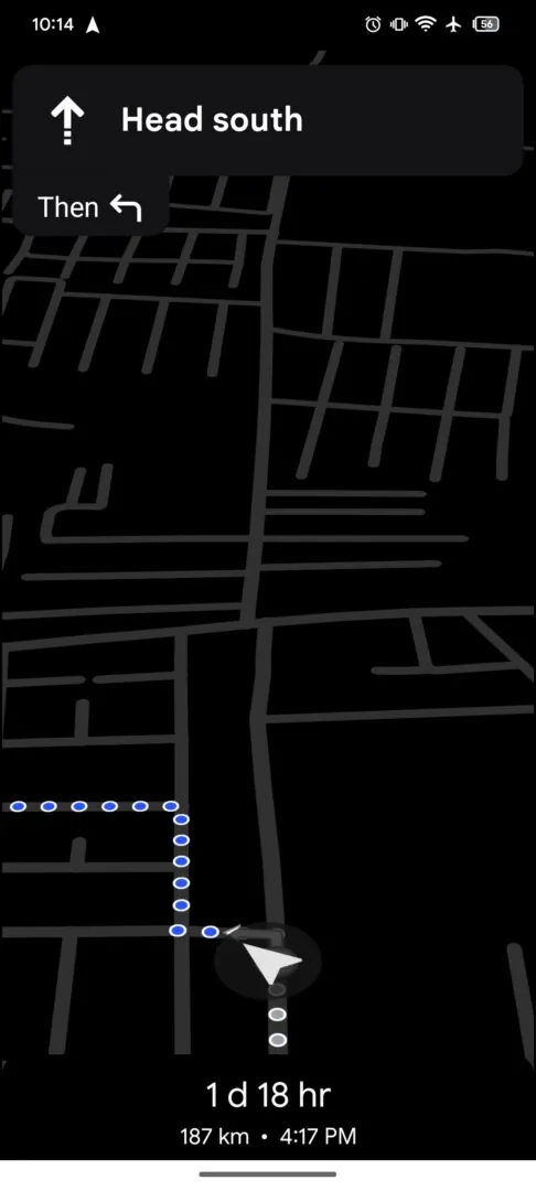Google Maps 正在开发极简省电模式