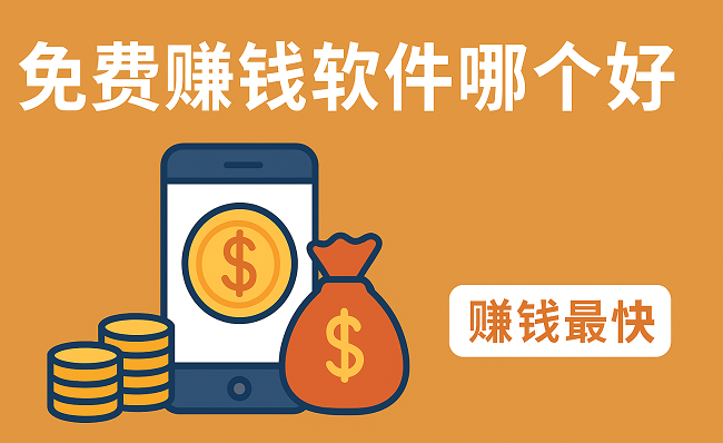 免费赚钱软件哪款赚钱最快？2025年5款热门手机赚钱App