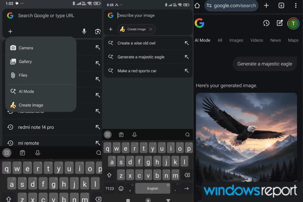 你在 Android 上的 Chrome 地址栏可能很快就能变成图像生成器