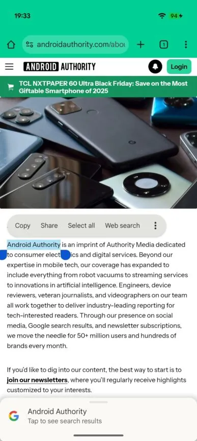 Android 17 可能为 Android 电脑新增“通用剪贴板”功能