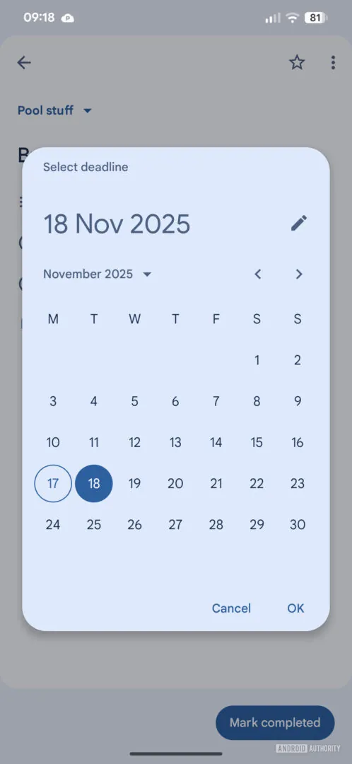 Google Tasks 终于加入“截止日期”功能，但却遗漏了一个重要细节