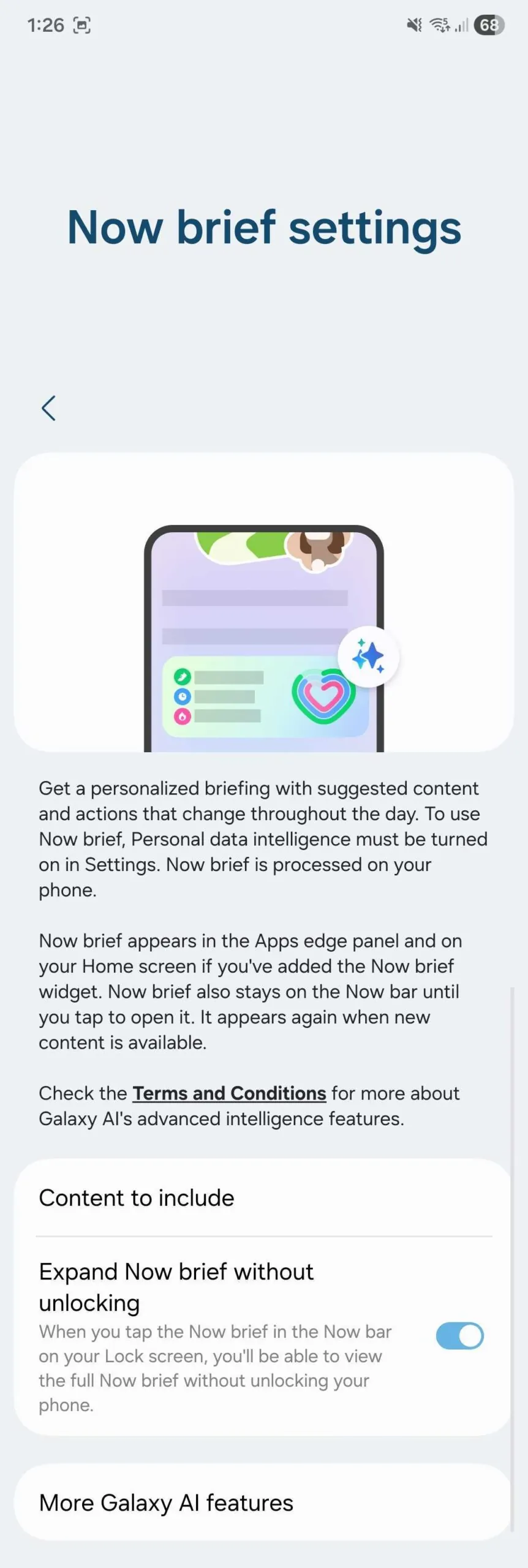 三星 Now Brief 变得更智能了，新增内置的 Nano Banana 建议功能