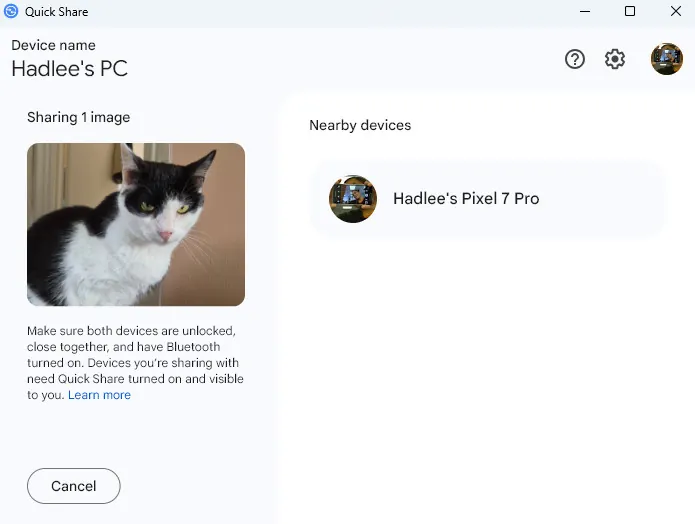 继 Android 之后，Quick Share 的 Windows 版本也迎来了全新设计