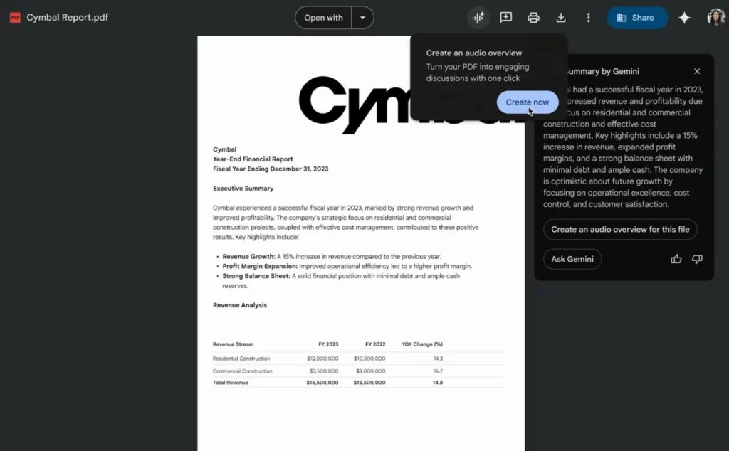NotebookLM 最受欢迎的功能即将登陆 Google Drive