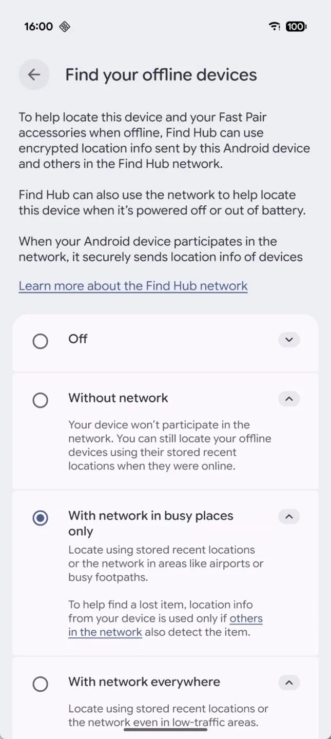 随着 Google 将其纳入 Android 设置流程，Find Hub 得到新推动