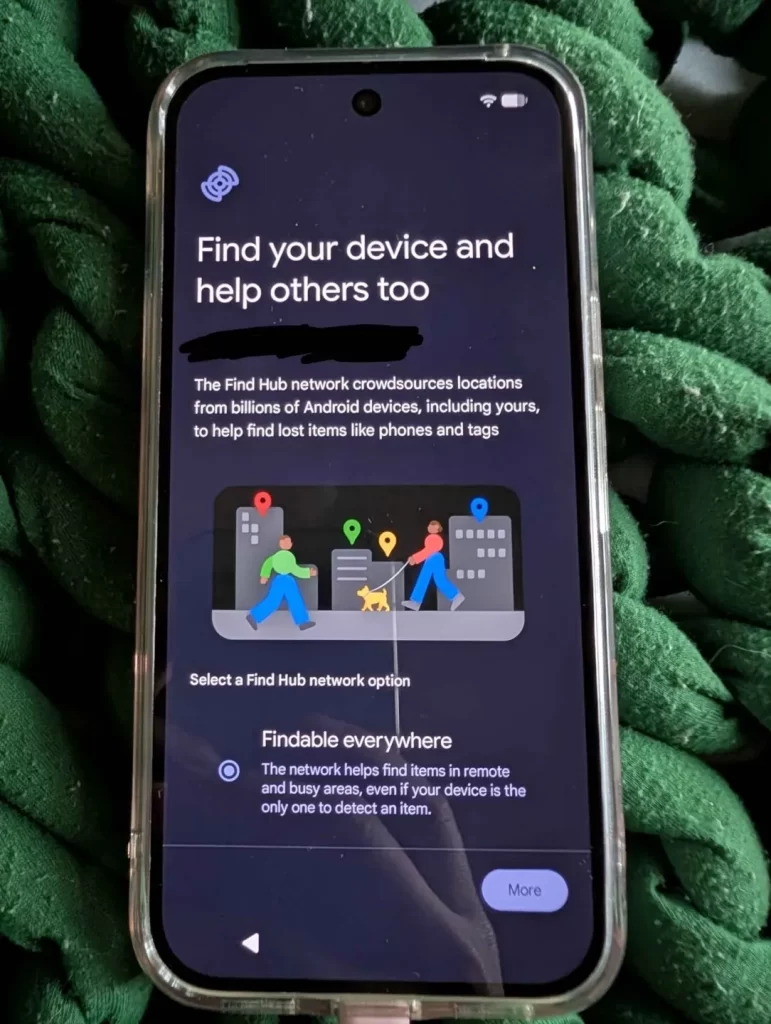 随着 Google 将其纳入 Android 设置流程，Find Hub 得到新推动