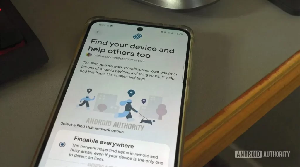 随着 Google 将其纳入 Android 设置流程，Find Hub 得到新推动