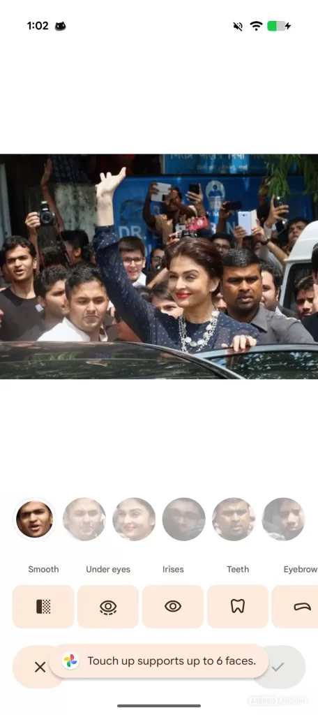 独家：首次曝光即将在 Google 相册上线的人脸编辑器